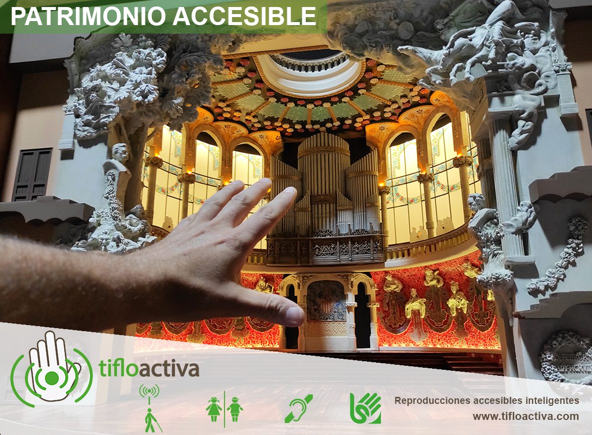 Maqueta accesible inteligente palau de la música catalana