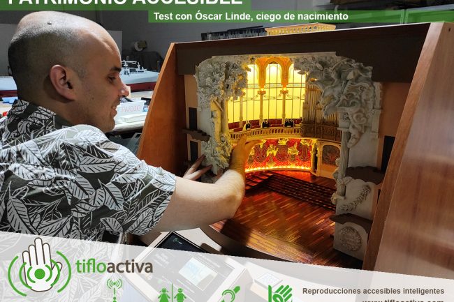Maqueta accesible inteligente palau de la música catalana