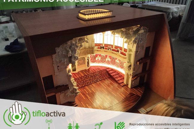Maqueta accesible inteligente palau de la música catalana